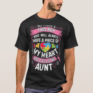 Han kallar mig Moster T-shirt Autism A