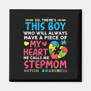 Han kallar mig Stepmamma Autism Awaren Magnet