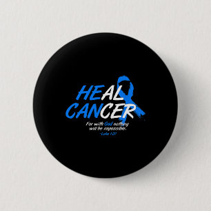 Han kan bota cancer Alopecia Awareness Month Gift Knapp