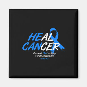 Han kan bota cancer Alopecia Awareness Month Gift Magnet