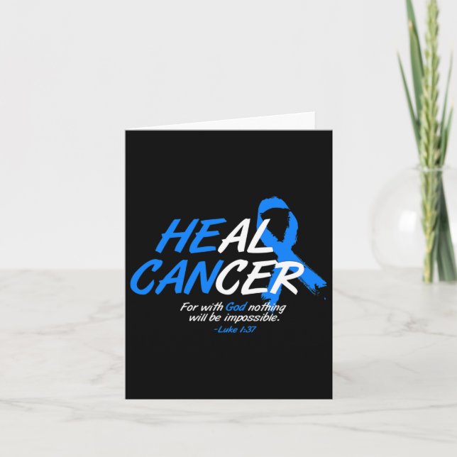 Han kan bota cancer Ataxiamedvetandemånad present  Kort (Framsida)