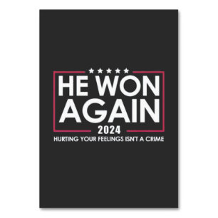 Han kom igen 2024 Trump Inaguration 2025 Bordsnummer