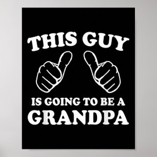 Han kommer att bli morfar. poster