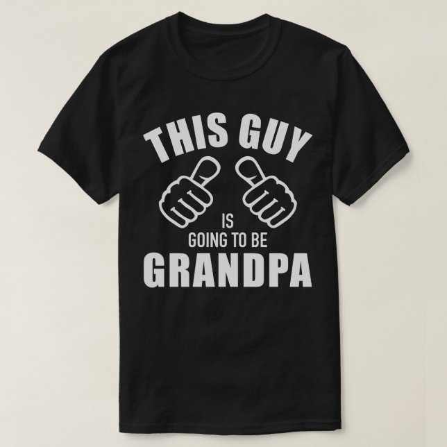 Han kommer att bli morfar t shirt (Design framsida)