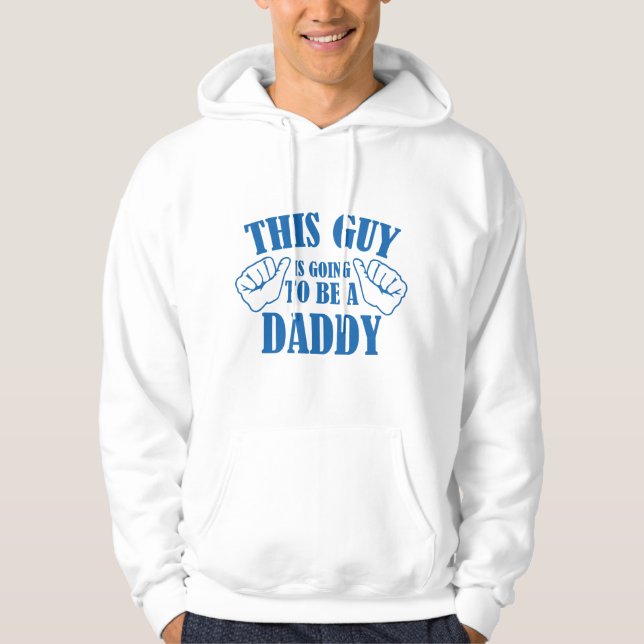 Han kommer att bli pappa hoodie (Framsida)