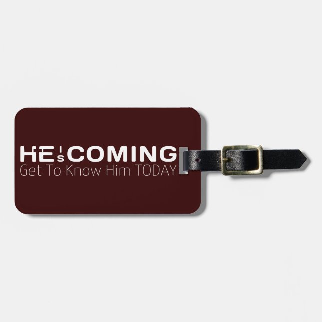 Han kommer att lära känna honom idag bagagebricka (Horisontell Framsida)