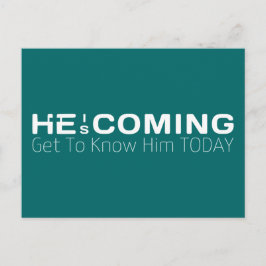 Han kommer att lära känna honom idag vykort