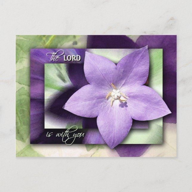 Han kommer att tysta dig med Kärlek Vykort (Framsida)