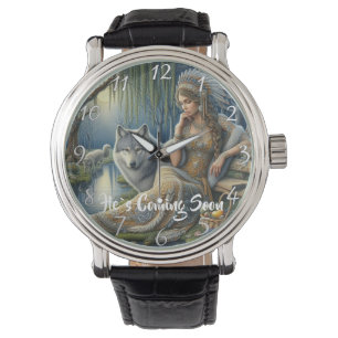 HAN KOMMER SNART gammal träd   Armbandsur