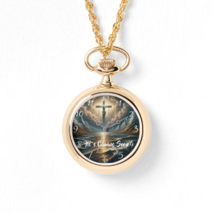 HAN KOMMER SNART Jesus i det sammanfallande vatten Armbandsur