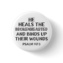 Han läker den brokiga hjärtan och binder upp sin k