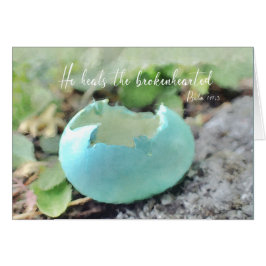 Han läker det brokenhjärna Parakaleo-sedelkortet OBS Kort