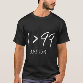 Han Lämnade 99 för att Rädding mig Christian Luke  T Shirt