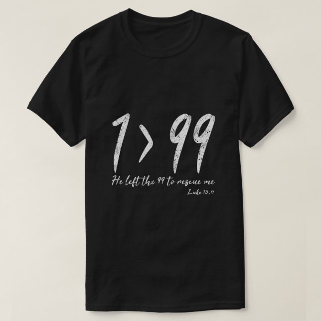 Han Lämnade 99 till Rädding Luke Christian Grace G T Shirt (Design framsida)