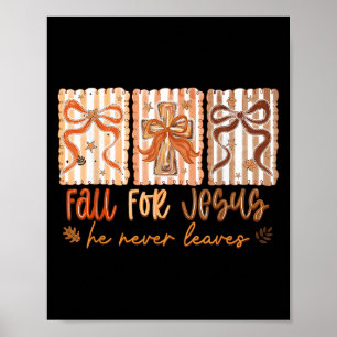 Han Lämnar aldrig Christian Thanksgiv. Poster