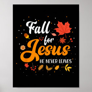 Han Lämnar aldrig kristen Faith Lov. Poster