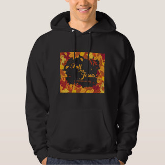 Han Lämnar aldrig kristen jul Hoodie