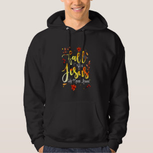 Han Lämnar aldrig kristendomen Jes Hoodie