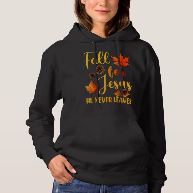 Han Lämnar aldrig kristendomen Jes T Shirt (Framsida)