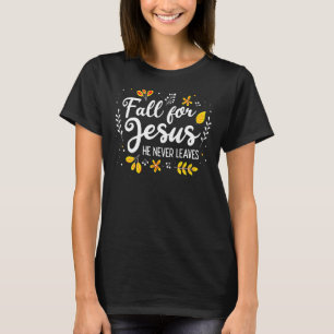 Han Lämnar aldrig kristendomen Jes T Shirt
