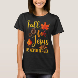 Han Lämnar aldrig kristendomen Jes T Shirt