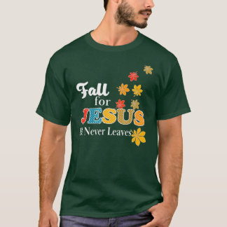 Han Lämnar aldrig kristna T Shirt