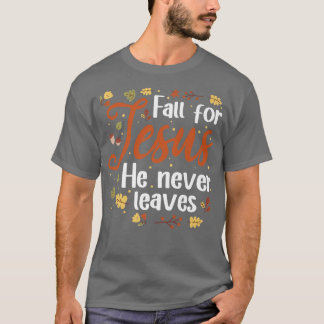 Han Lämnar aldrig Pumpkin Halloween 2 T Shirt