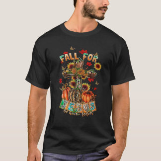 Han Lämnar aldrig Pumpkin Solros C T Shirt