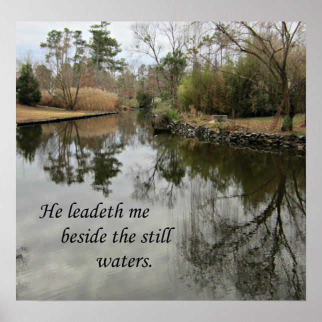 Han lät mig stå bredvid vatten poster (Framsidan)