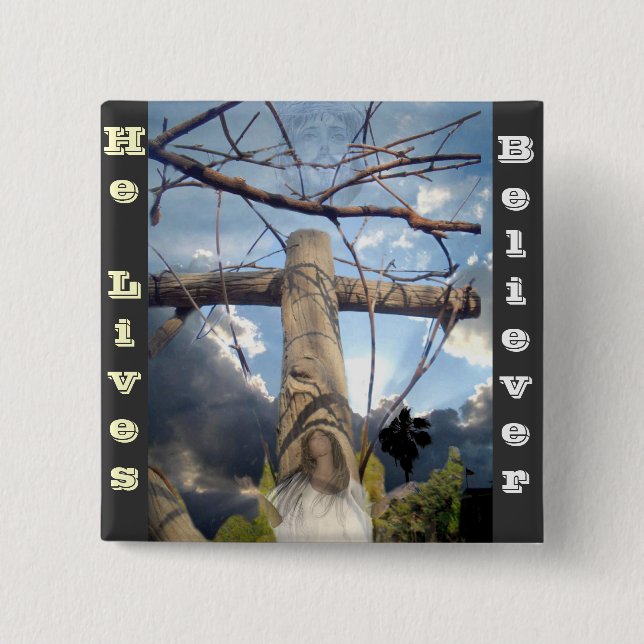 Han lever.. knapp (Framsida)