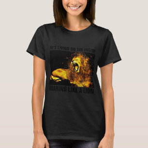 HAN LEVER PÅ INSIDROP SOM ETT LEJONT T-SHIRTS