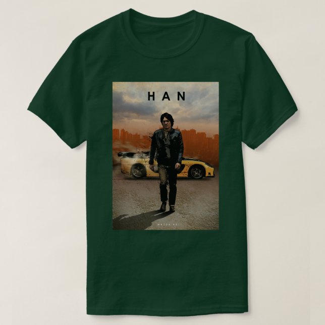 Han Lue Mazda RX 7 Legends T Shirt (Design framsida)
