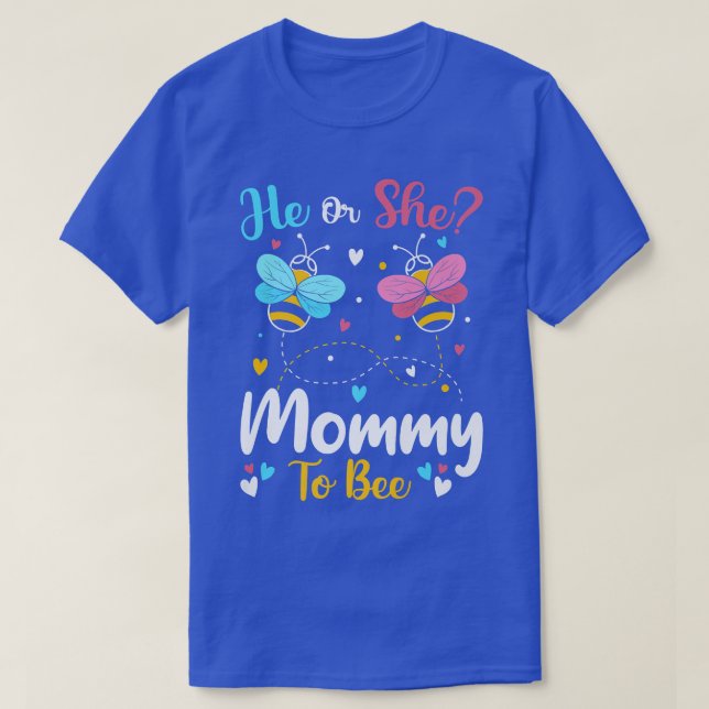 Han och hon Mammor att vara bevarare av Genderna R T Shirt (Design framsida)