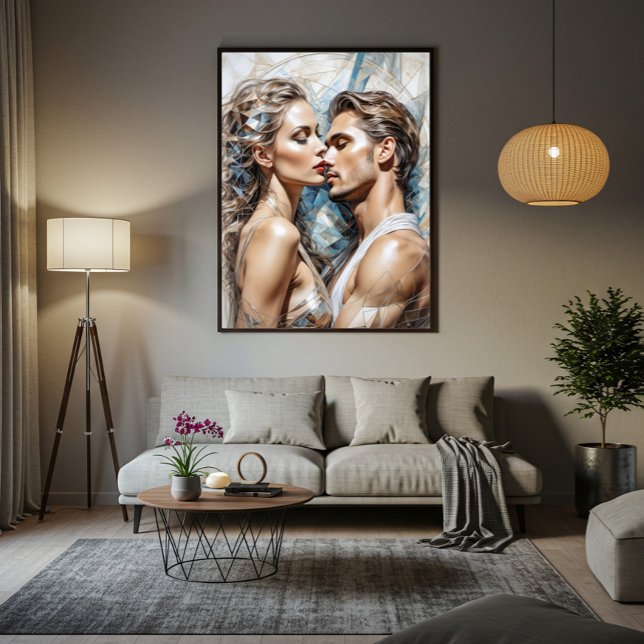 Han och Hon: Minimalistisk Anslutning Poster (Skapare uppladdad)