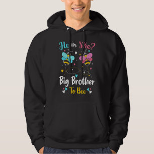 Han och hon storebror för att vara Gendernas besky Hoodie