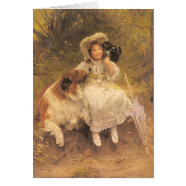 Han Ontr dig inte. 1907 Hälsningskort (Framsidan)