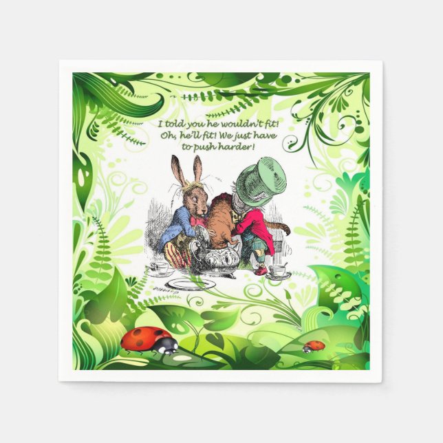 Han passar! 1 pappersservett (Framsidan)