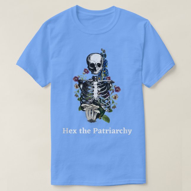 Han patriarkatets feminism Goth och Punk Feminist  T Shirt (Design framsida)