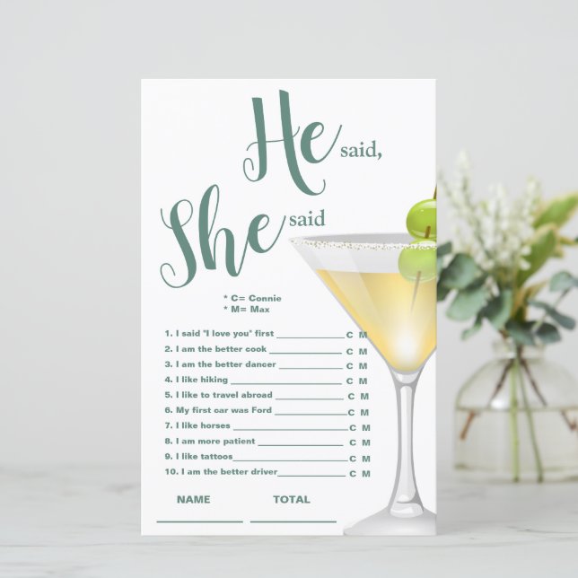 Han sa att Elegant Möhippa Game (Stående Fram)