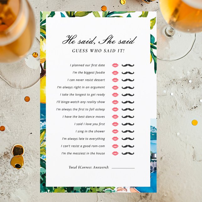 Han sa att hon sa Amalfi Brudtidsfestspel (Skapare uppladdad)