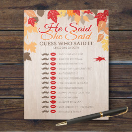 Han sa att hon sa att hon sa Möhippa Game Pack Anteckningsblock