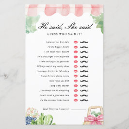 Han sa att hon sa att hon skulle friska från markn