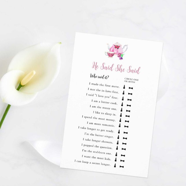 Han sa att hon sa att Kärlek brinner Möhippa Tea P Flygblad (Skapare uppladdad)