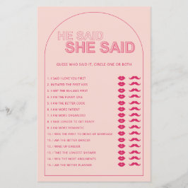 Han sa att hon sa att möhippa-spel