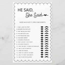 Han sa att hon sa att möhippa-spel