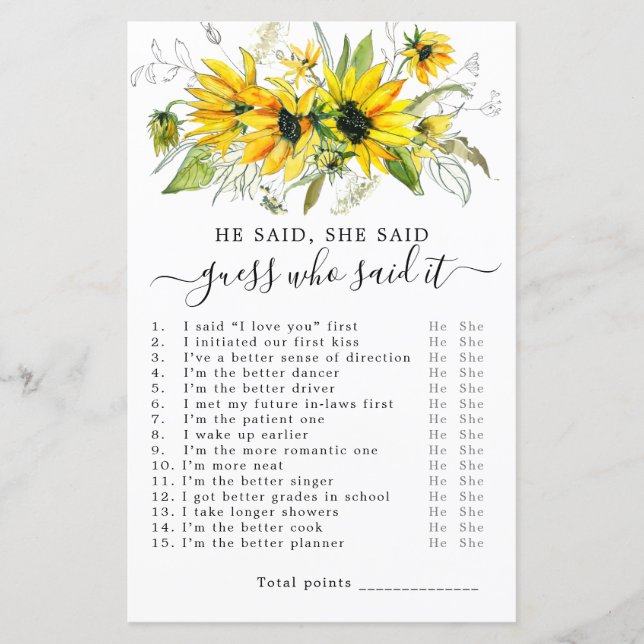 Han sa att hon sa Möhippa Game (Framsida)