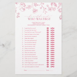 Han sa att hon sa Rosa Victorian Möhippa Game