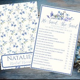 Han sa att hon sa Wildblommes Möhippa Game