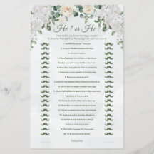 Han sa: "Cute Bröllop Game Printable"