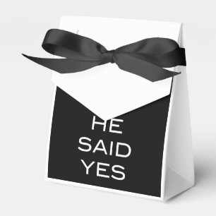 Han sa ja Gay Förlovningsfest Favoritbox Presentaskar